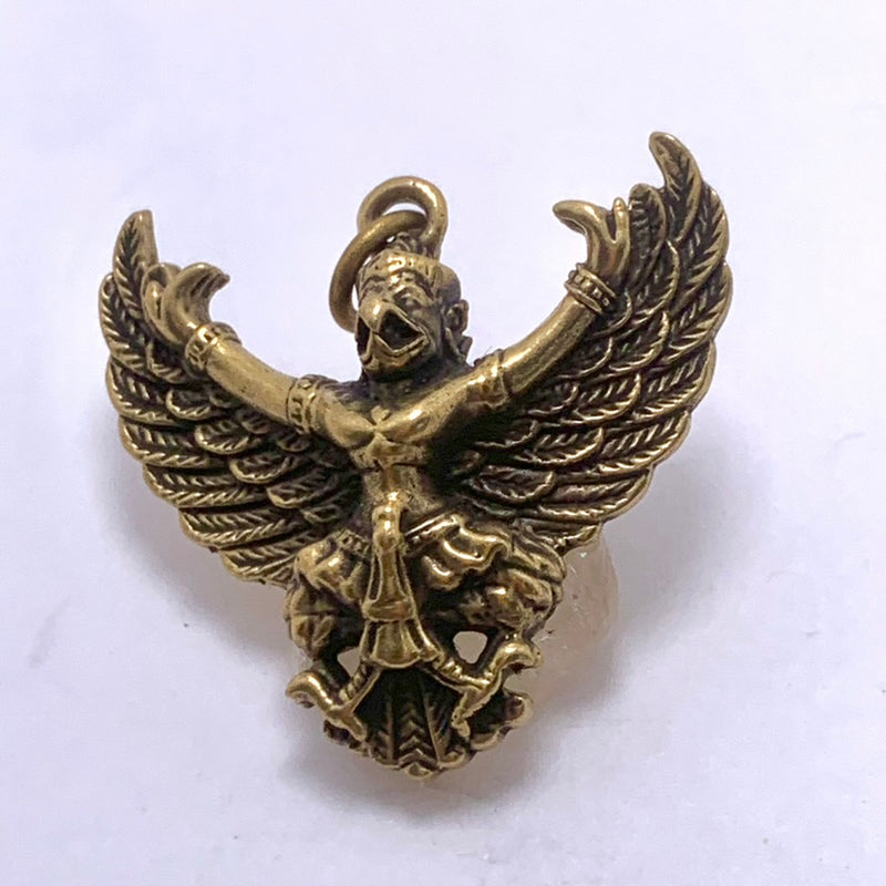 Garuda Pendant, 26x33mm, Brass
