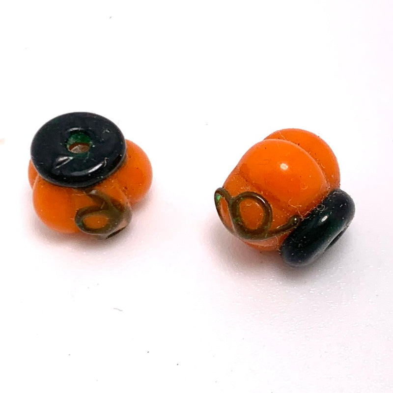 Itty Bitty Pumpkin Bead, 8mm