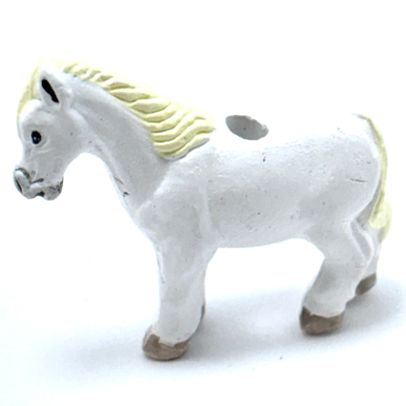 Peruvian Ceramic White Horse