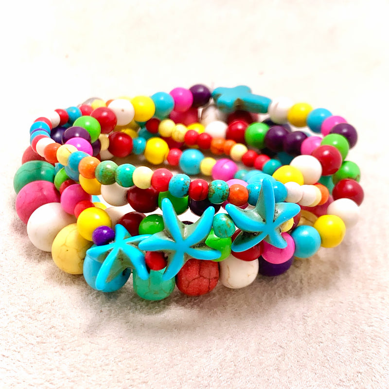 Stackable Stretch Bracelets for Kids Wednesday 8/20/25