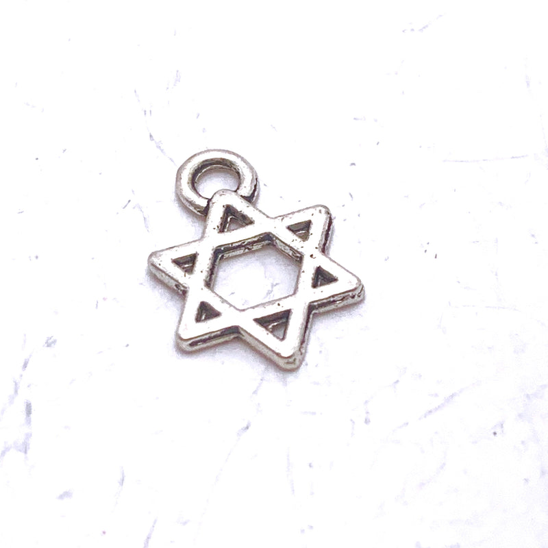 Star of David Charm, Silver