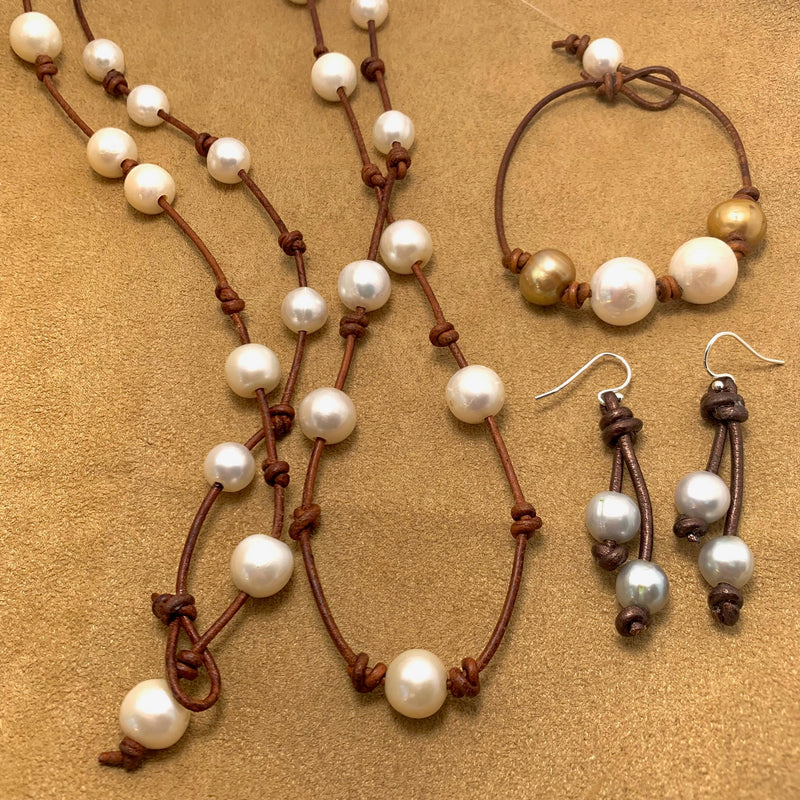 Pearl & Leather Jewelry, Wednesday 4/17/24