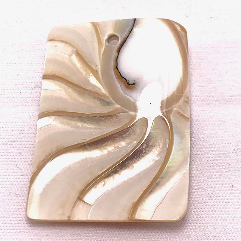 Nautilus Shell Rectangular Pendant