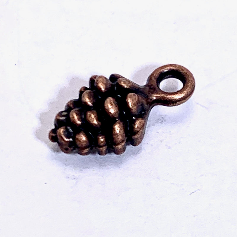 Bronze Pinecone Charm