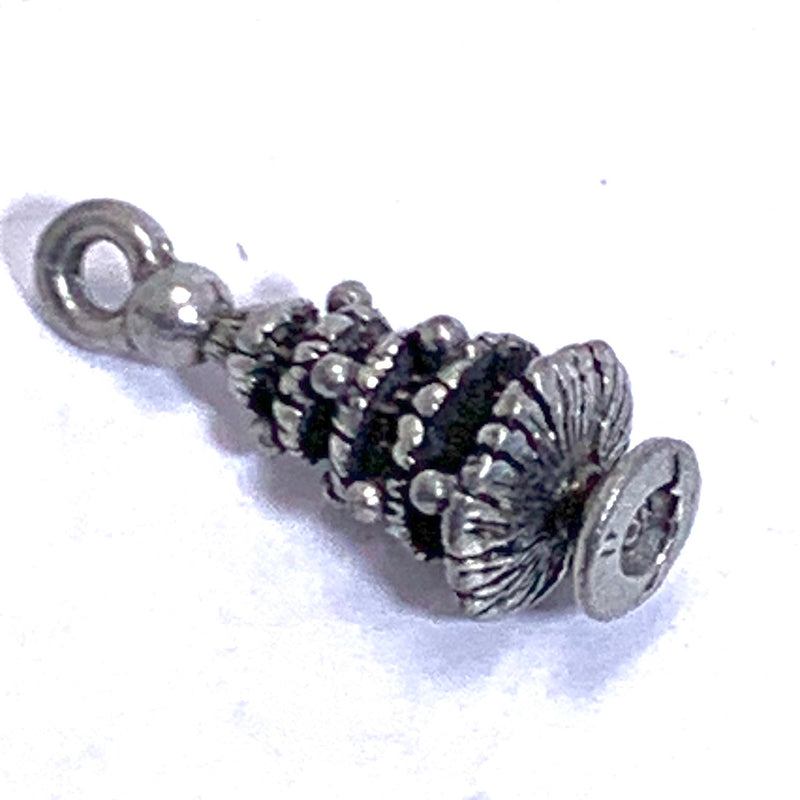 SIlver Plated Christmas Tree Charm