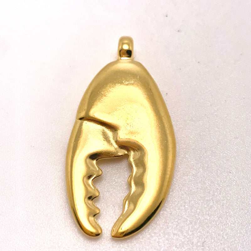 Lobster Claw Pendant, Gold