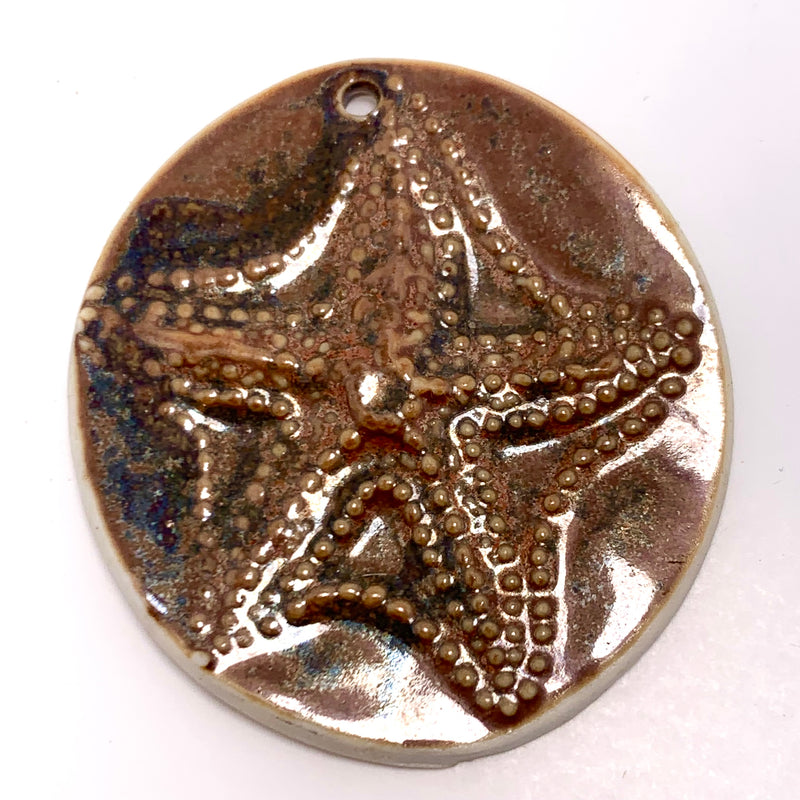 Starfish Charm by Keith OConnor, Brown 42mm