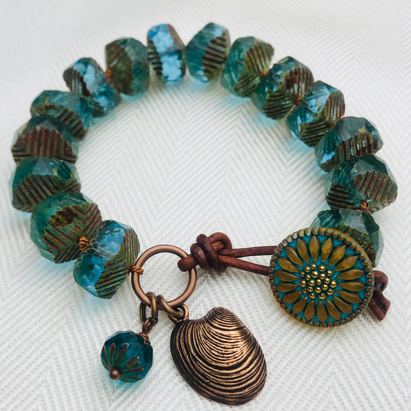 Knotted Jewelry with Leather or Silk Wed 5/13
