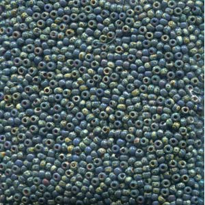 11/0 Miyuki Round Picasso Montana Matte 8.5 grams