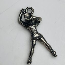 Cheerleader Charm, Silver