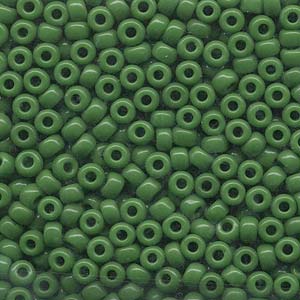 6/0 Miyuki Opaque Green 20grams