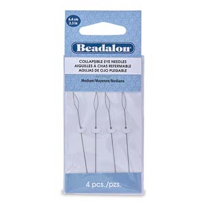 Medium Collapsible Eye Beading Needles