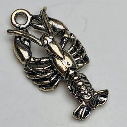 Lobster Charm, Silver