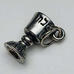 Chanukha Goblet Charm, Silver
