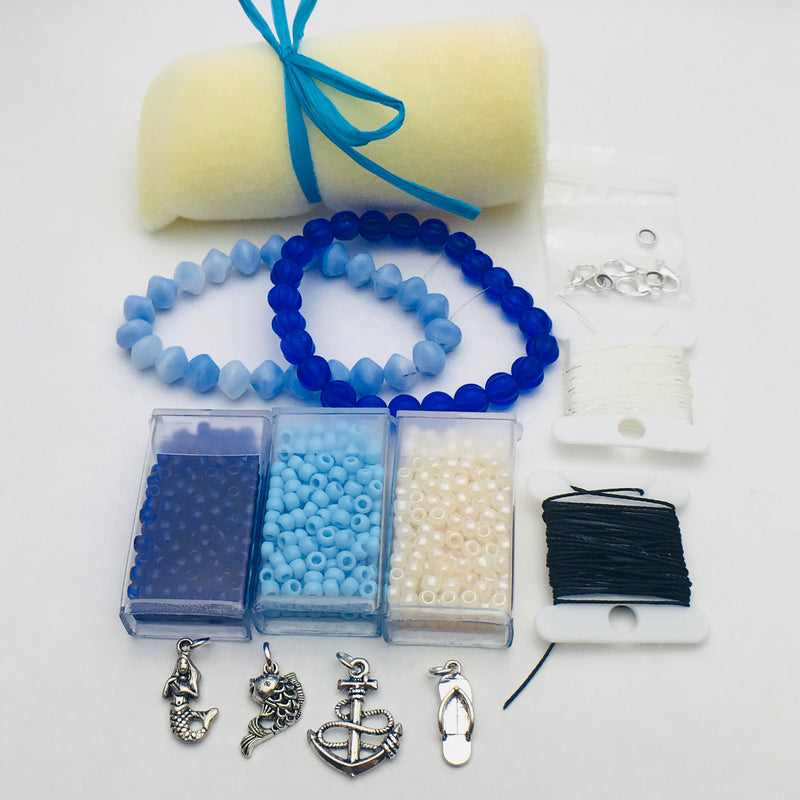 Anchors Away Beaded Jewelry Making Kit