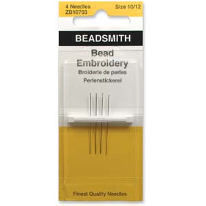 Bead Embroidery 10/12 Needles