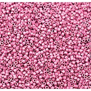 11/0 Miyuki Delica Galvanized Matte Hot Pink  7.2 grams