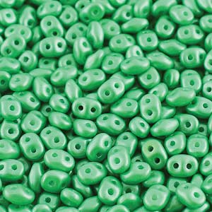 Pearl Shine Light Green Superduos 24 grams