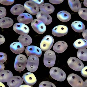 Tanzanite AB Matte Superduos 22 grams