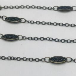 Antique Copper Fine Filigree Chain