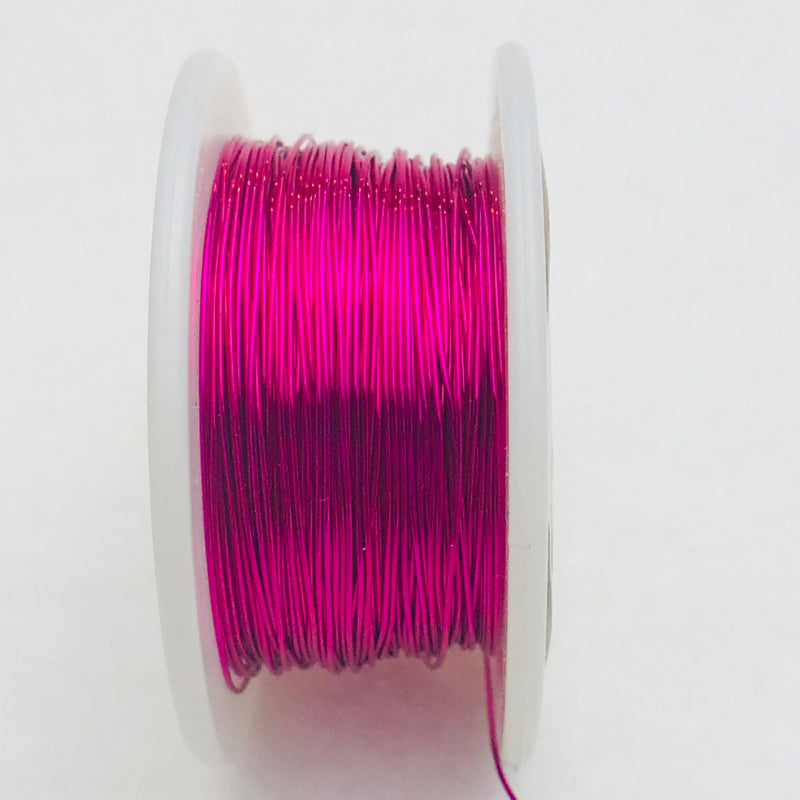 Fuchsia Core Wire, Anti-Tarnish