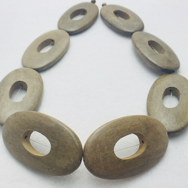 Greywood Beads, Ovals, 52mm