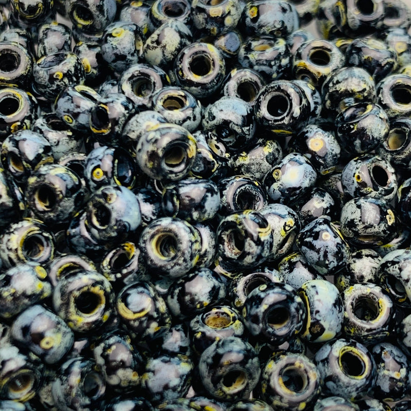 6/0 Miyuki Round Black Picasso 20g