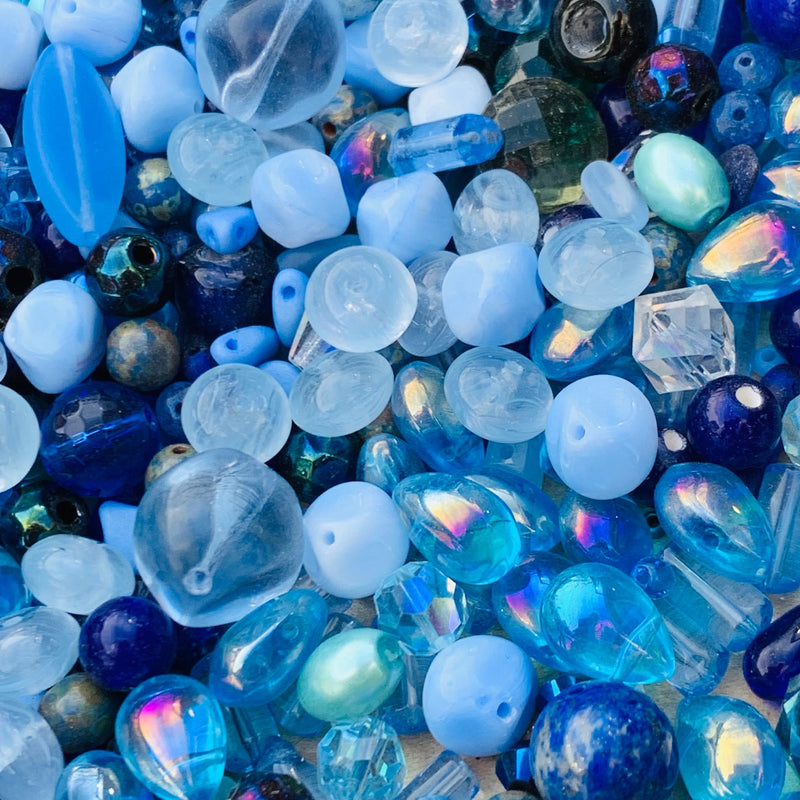 Class Kit - Memory Wire Stackable Bracelets, Beachy Blues & Greens