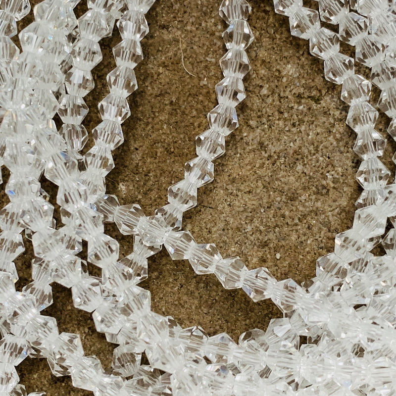 Chinese Crystal Glass Bicone Beads 4mm