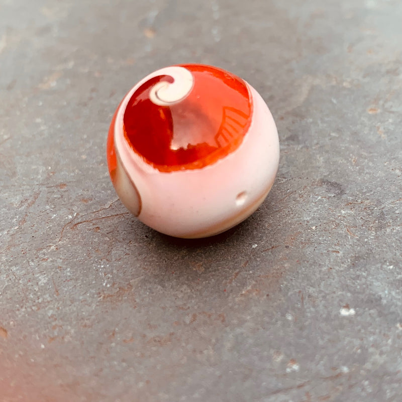 Resin and Shell Inlay Bead 19mm