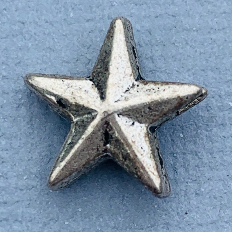 Star Bead Silver, 12mm