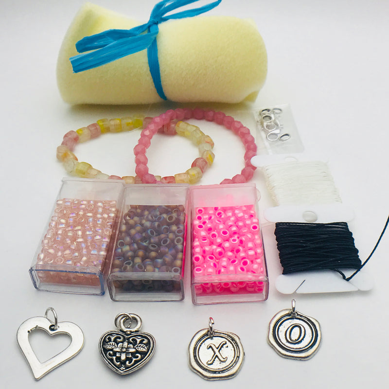 Love & Kisses Beading Jewelry Making Kit