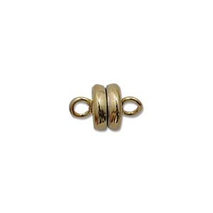 Gold Plated Magnetic Clasp 6mm
