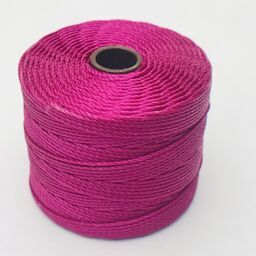 S-Lon Nylon Beading Cord, Magenta,
