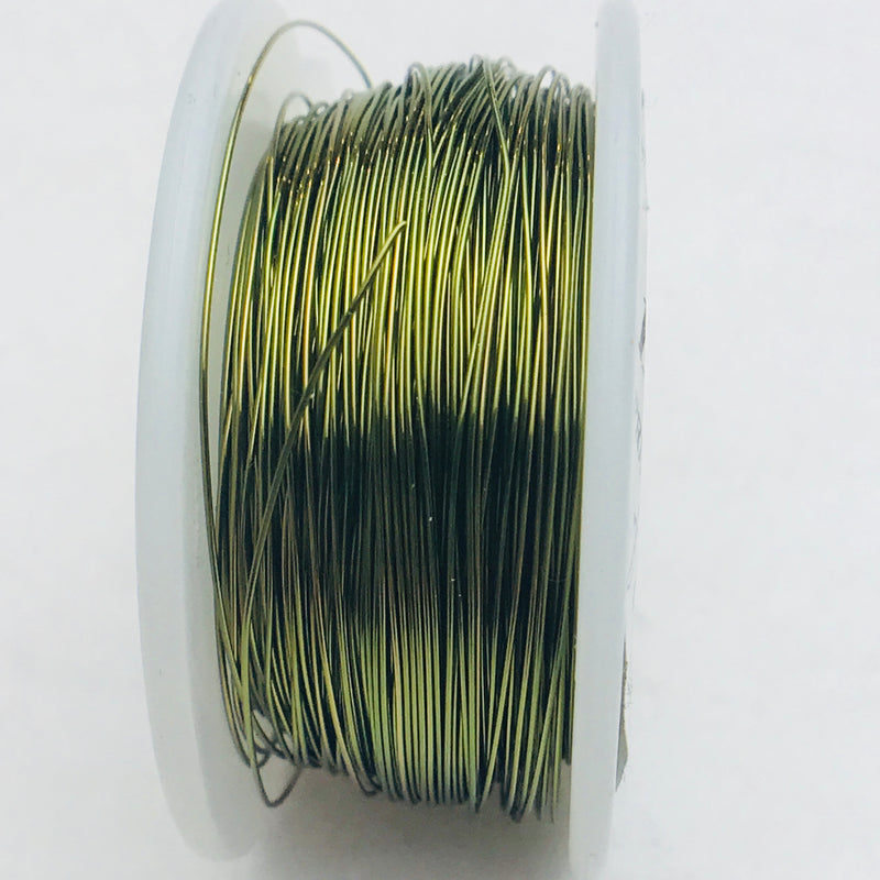 Olive Green Core Wire, Anti-Tarnish
