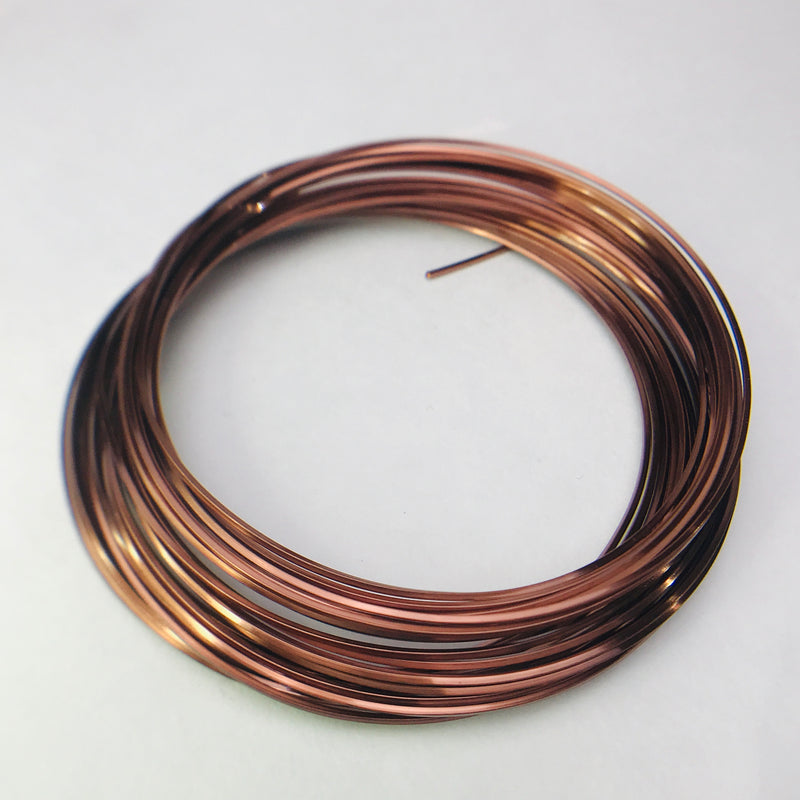 Square Antique Copper Wire 21 Gauge