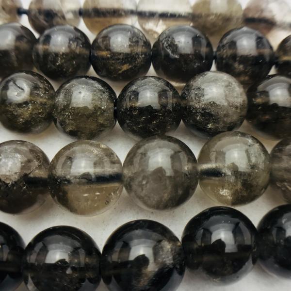 large hole smoky quartz gemstones