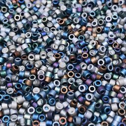 11/0 Miyuki Delica Matte Metallic Mix