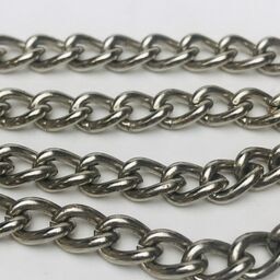 Antique Silver Twisted Chain