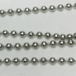 Silver Plated Ball Chain 1mm