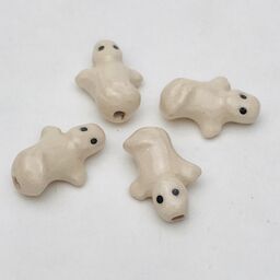 Ghost Peruvian Ceramic Bead