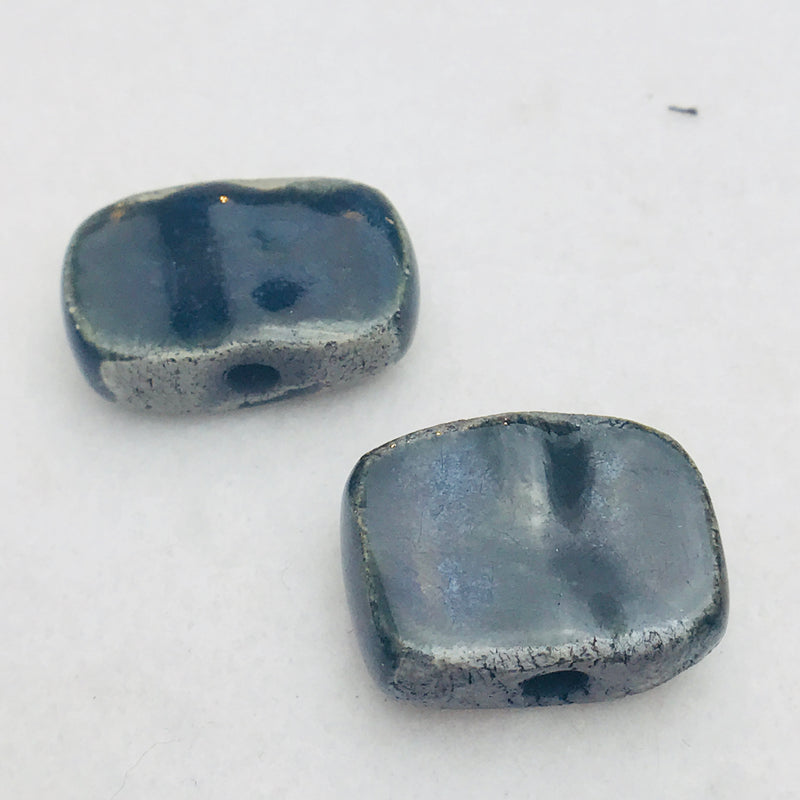 Chicklet Ceramic Bead by Keith OConnor, Black