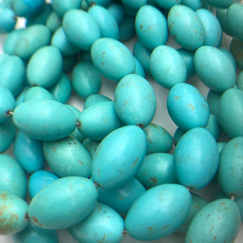 Howlite Oval Tube Gemstones, 30mm