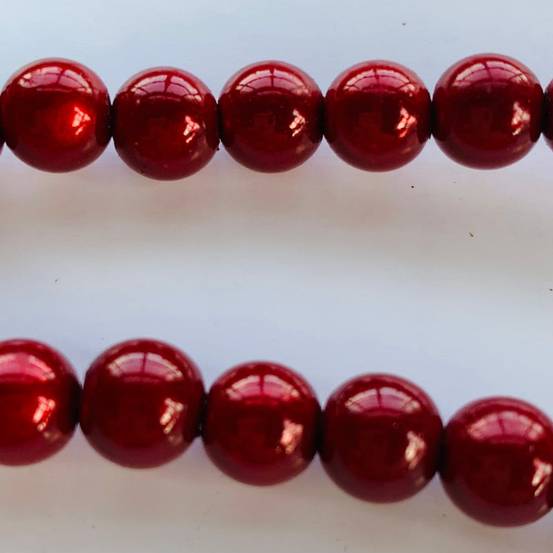 Miracle Bead, Red, 8mm