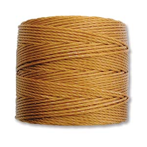 S-Lon Nylon Beading Cord, Gold