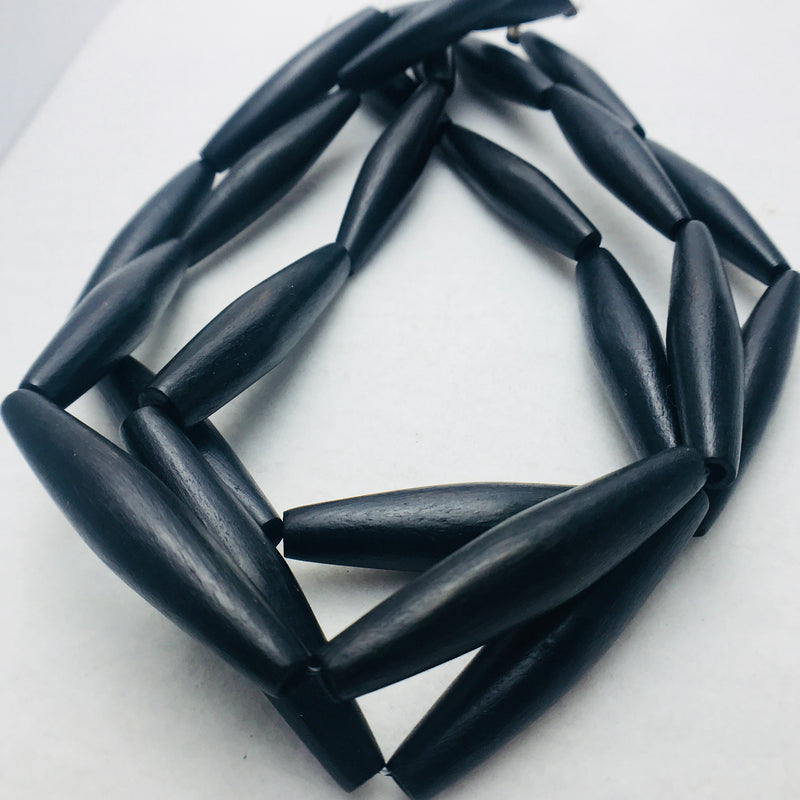 Wood Tubes, Black 52mm