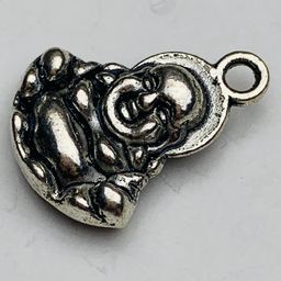Buddha Charm, Silver