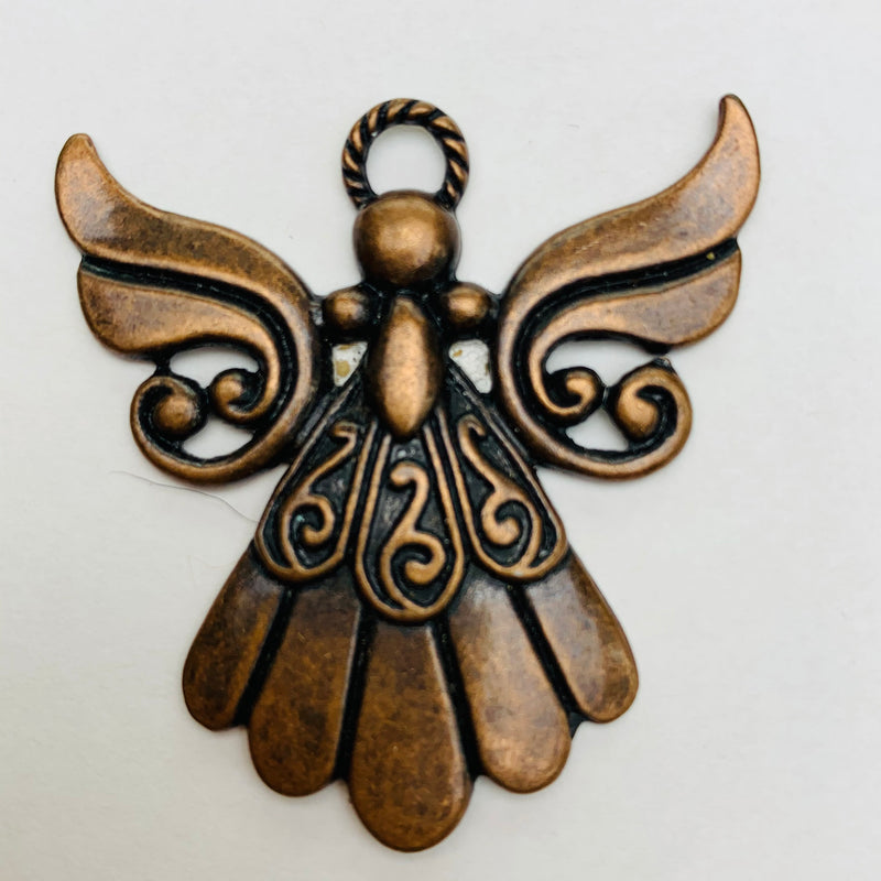 Bronze Angel Charm 45mm