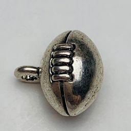 Football Charm, Silver