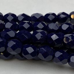 Navy Blue Fire Polish 6mm